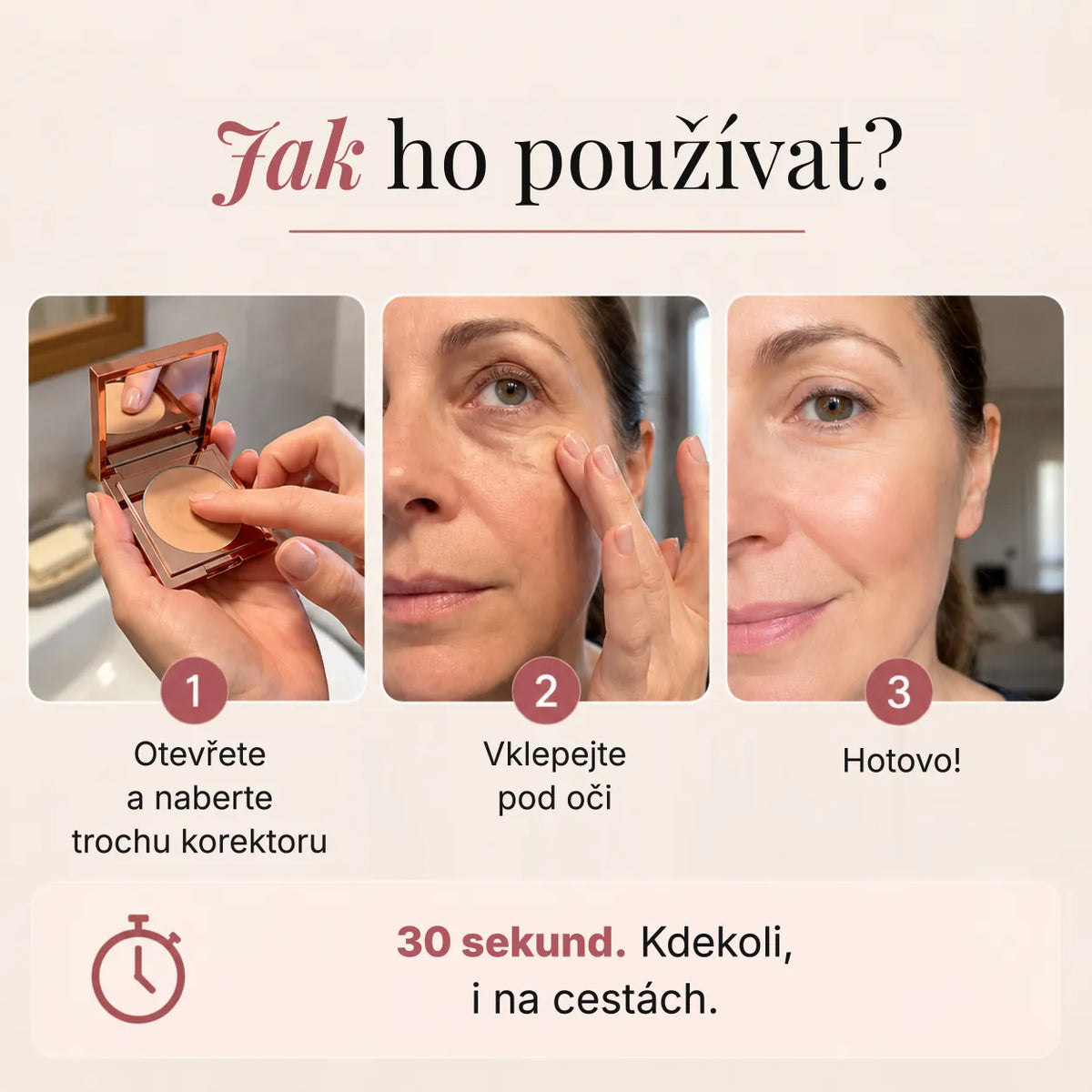 CC korektor - MIRELYAE na kruhy pod očima